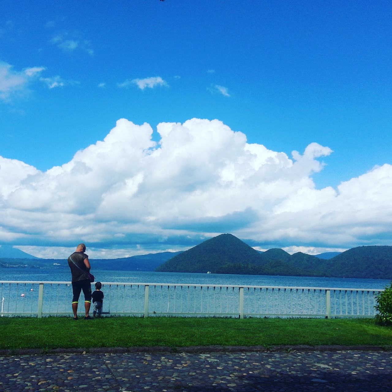 When the clouds of the heaven ascended down the pristine lake