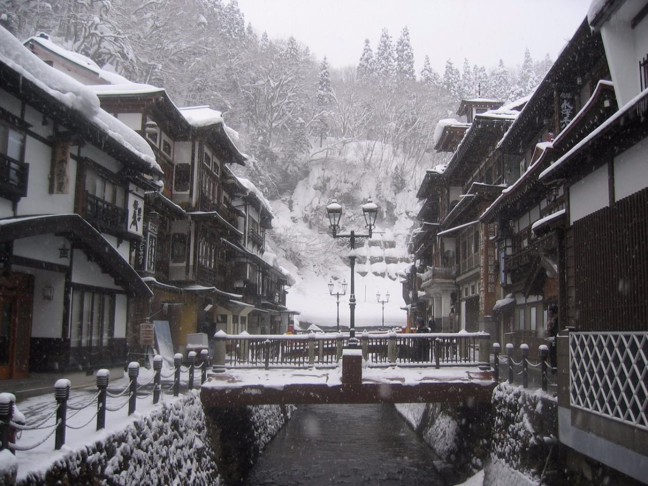Ginzan in winter