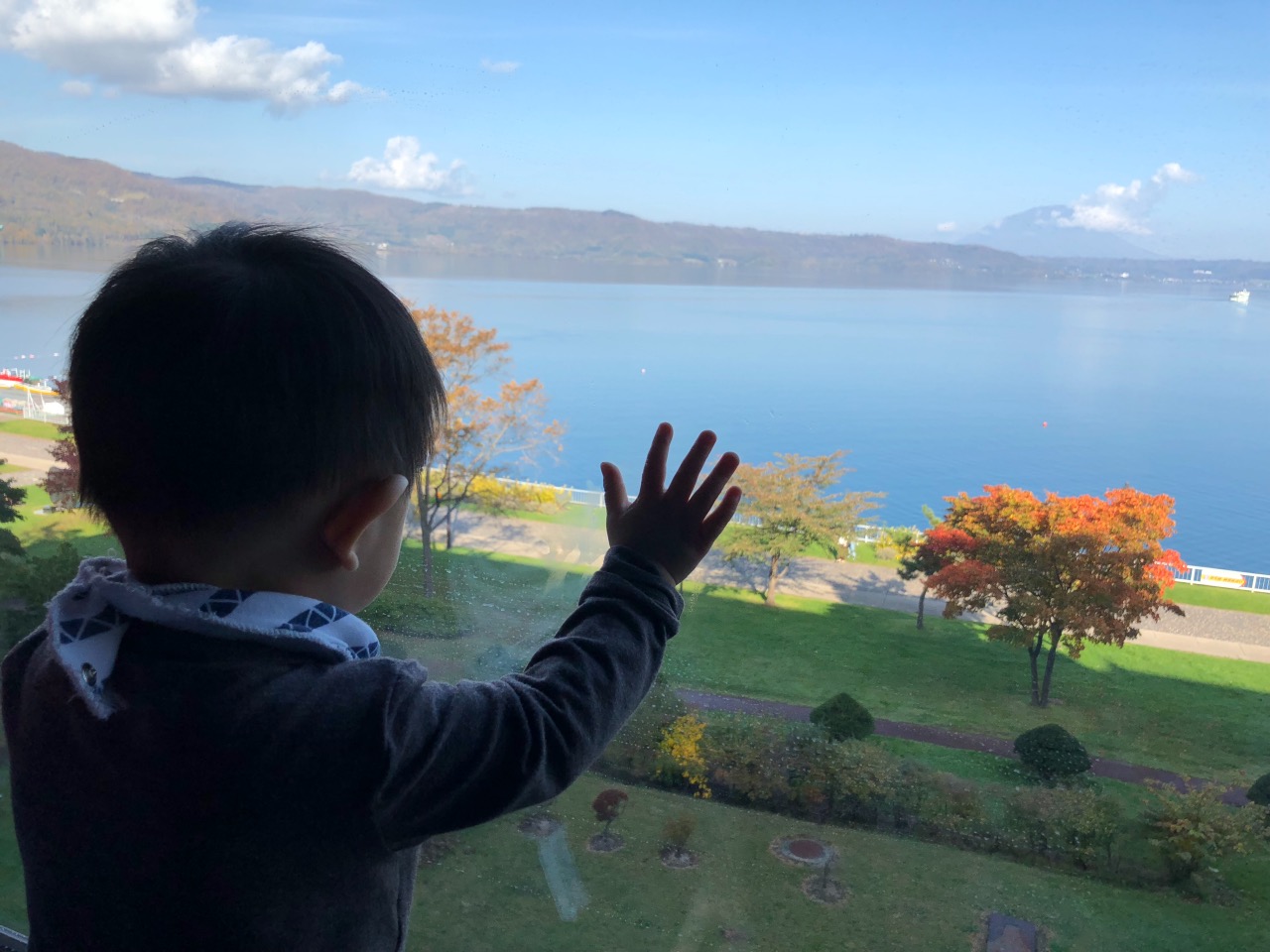 Great Lake view in Toya Kanko Hotel